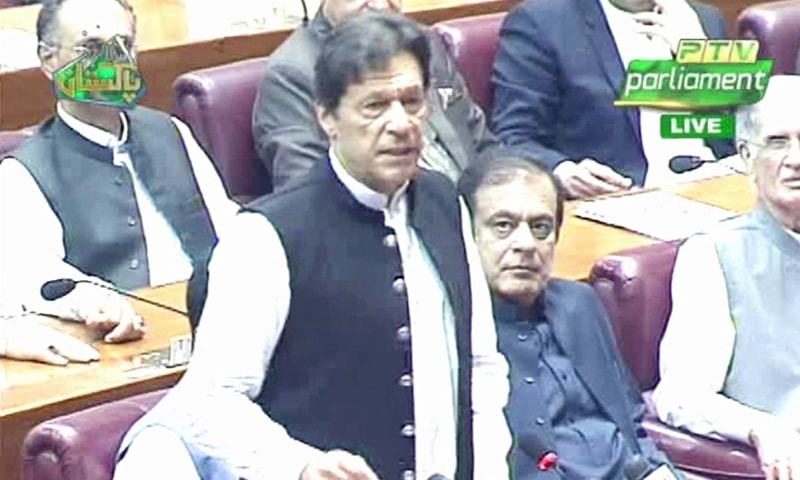 The prime minister Imran Khan Kashmir India speech