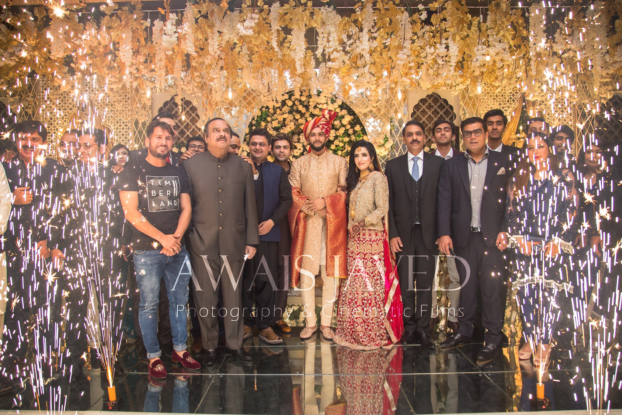 imad wasim valima wedding
