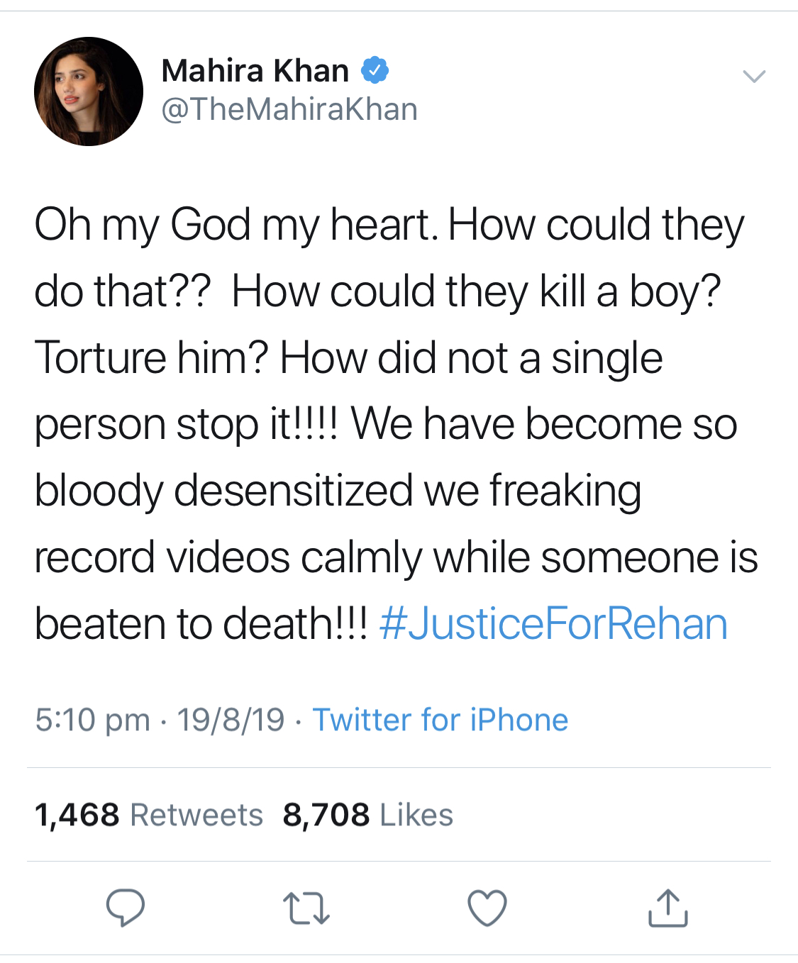 mahira khan tweet
