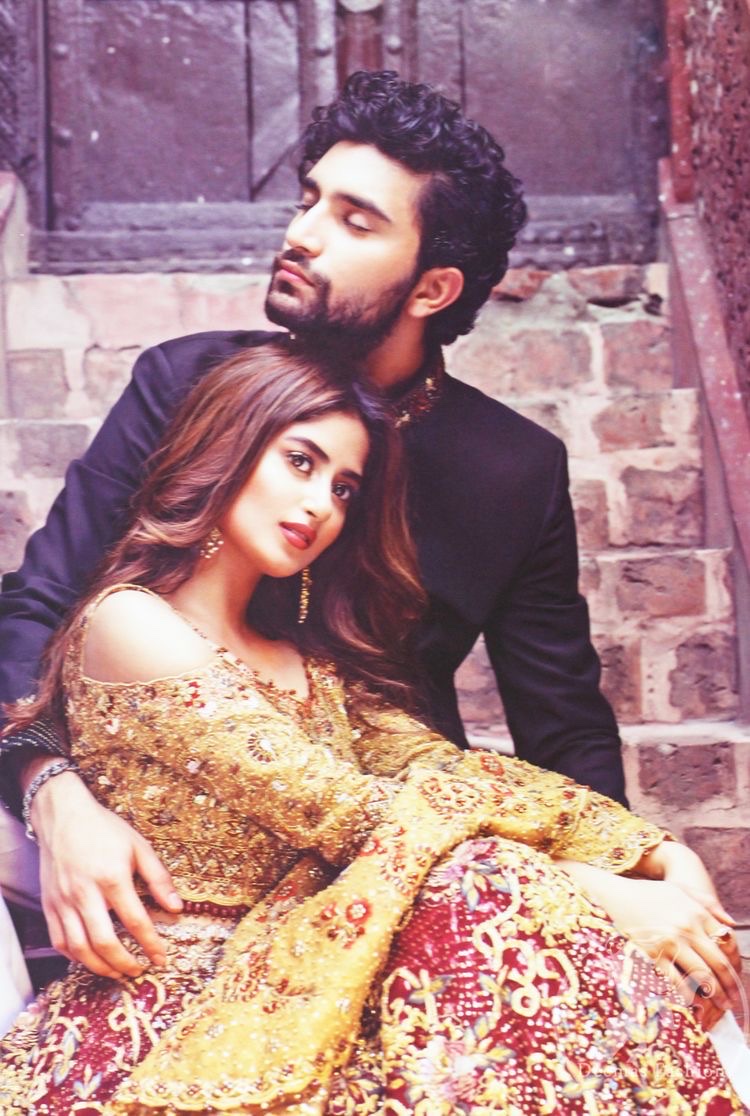 sajal ali with ahad raza mir 