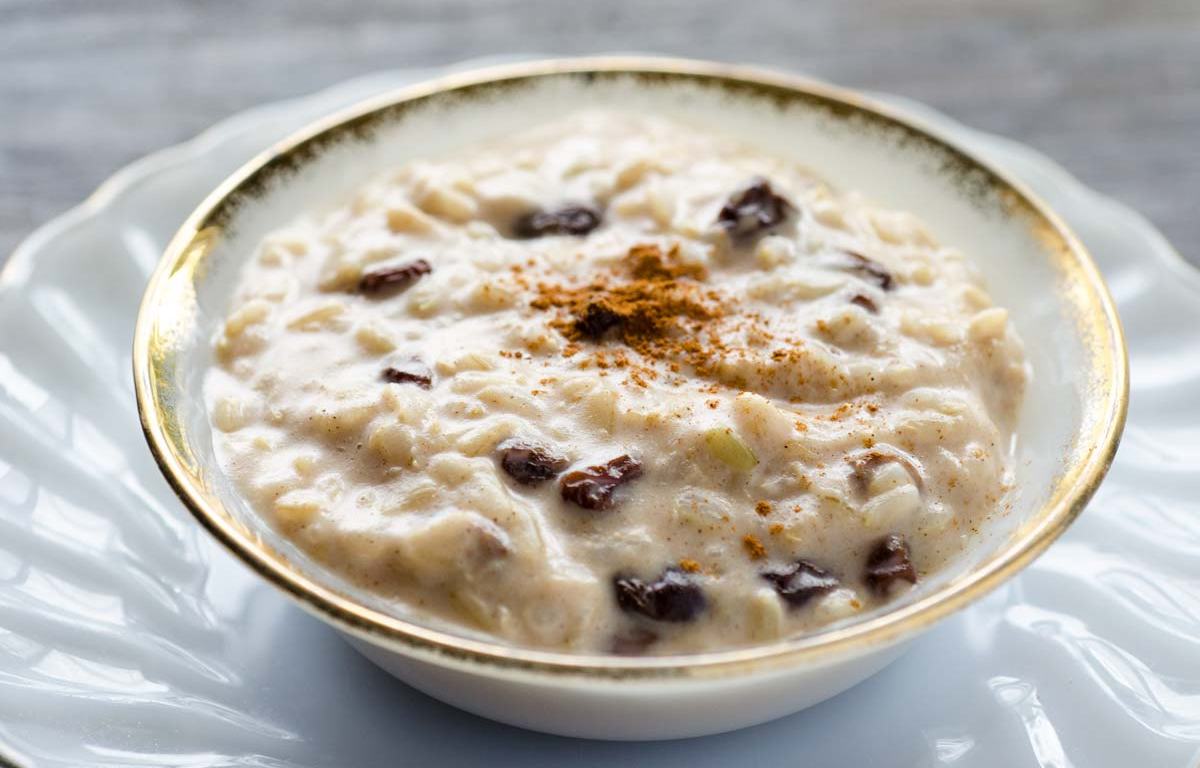 quick rice pudding