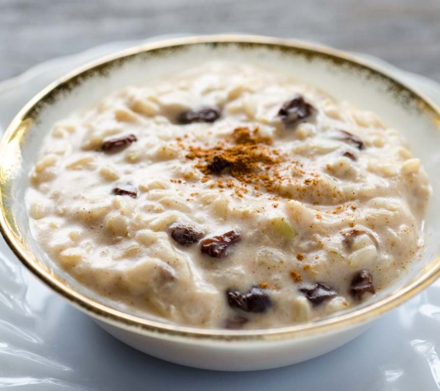 quick rice pudding