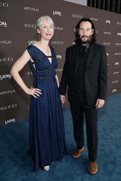  Keanu Reeves and Alexandra Grant attend the LACMA Art + Film Gala 2019. 