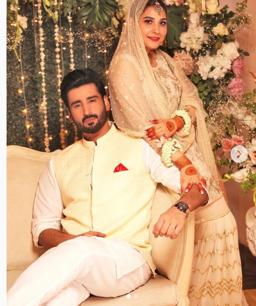 Hina Altaf and Aagha Ali tie the knot in private ceremony