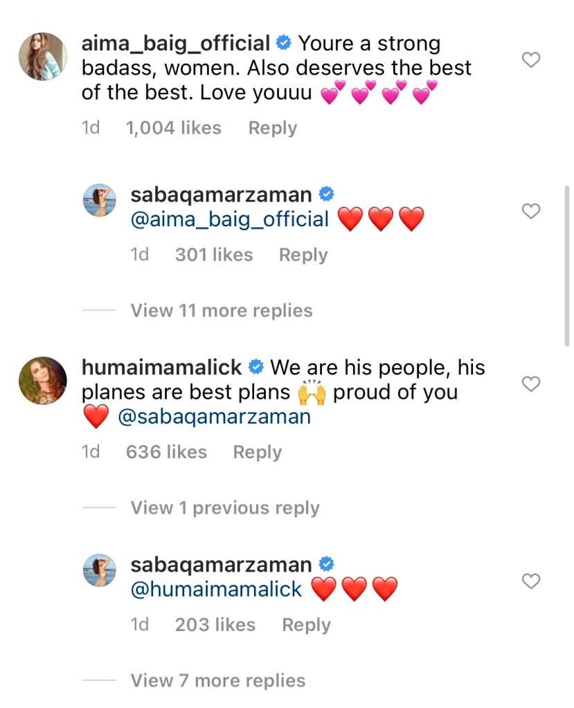 Saba Qamar called its Quite with Azeem Khan