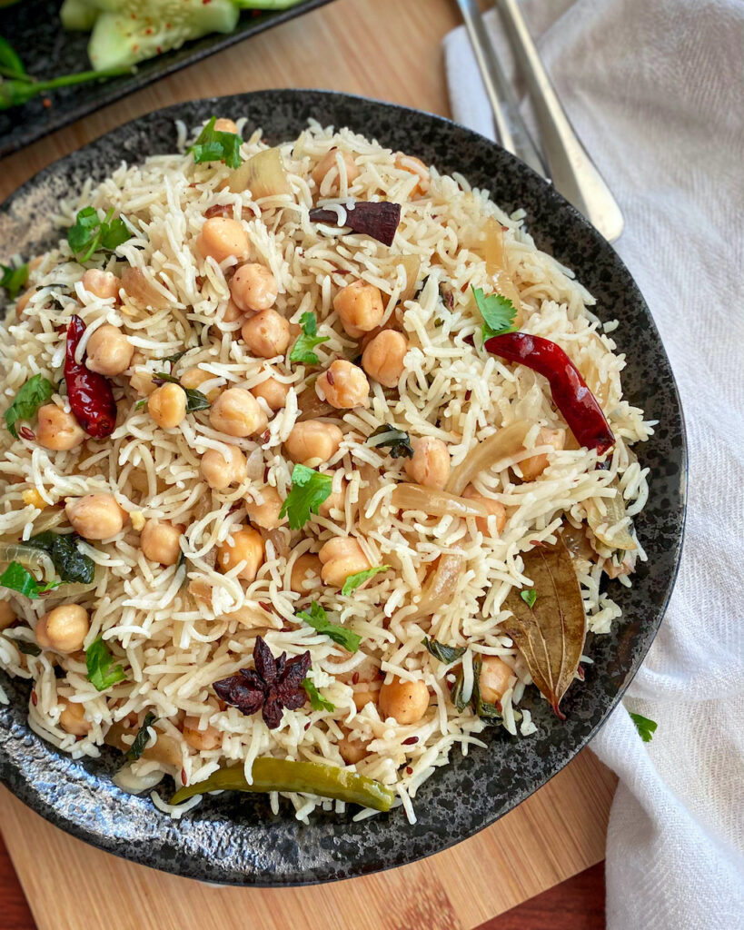 Chana Pulao Recipe 